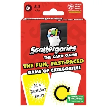 Scattergories Card Game Fast-Paced Fun Travel-Friendly