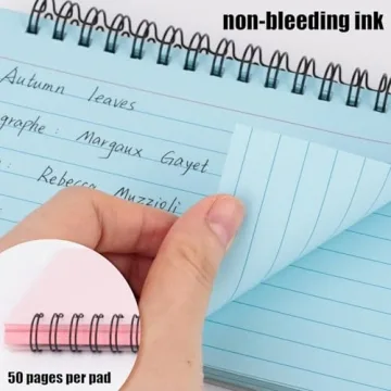 Koogel 400PCS Waterproof Spiral Index Cards for Any Occasion