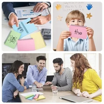 Koogel 400PCS Waterproof Spiral Index Cards for Any Occasion