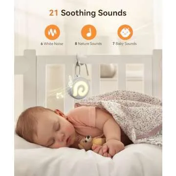 Dreamegg D11 White Noise Machine with Night Light