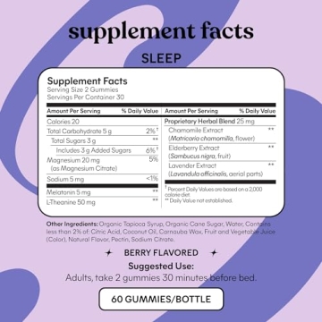 Vegan Sleep Gummies with Melatonin & Herbs - Lemme Sleep