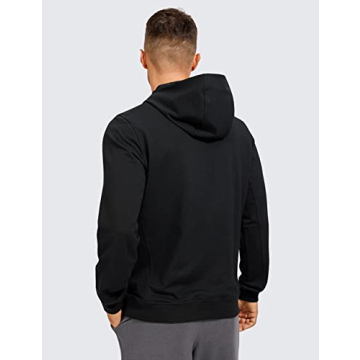 CRZ YOGA Men's Thick Terry Zip-up Hoodie - Premium Quality