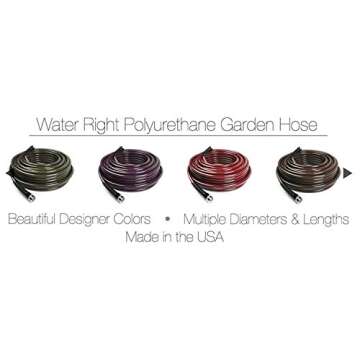 Water Right PSH-025-MG-6PKRS 400 Series (7/16") Hose, 25-Foot, Olive Green