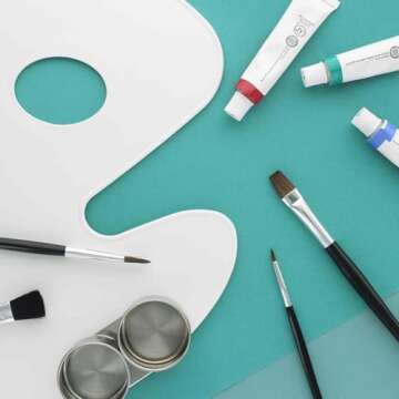 Art Advantage Palette 15.5”x11.75” Peel-Up Plastic Paint Palette – Durable, Solvent-Resistant Paint Tray for Acrylic Painting & Oil Paints, Easy-Clean Surface