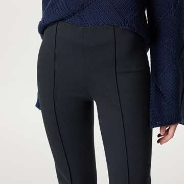 The Drop Kristy Ponte Kick Crop Pants for Effortless Style