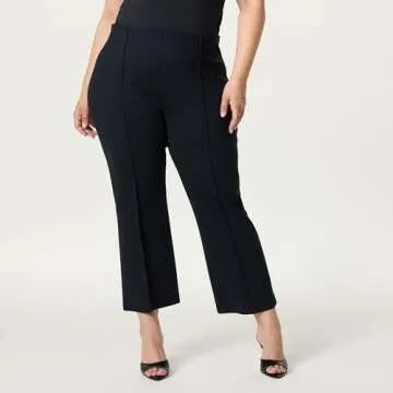 The Drop Kristy Ponte Kick Crop Pants for Effortless Style