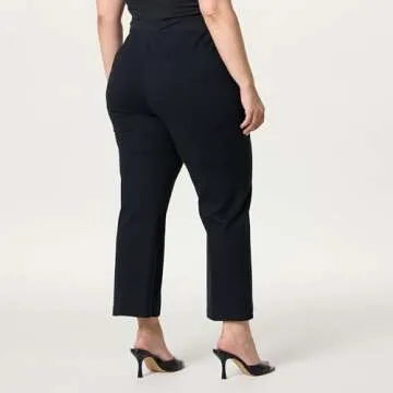 The Drop Kristy Ponte Kick Crop Pants for Effortless Style