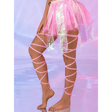 Yokawe Sparkly Leg Wraps for Women and Girls