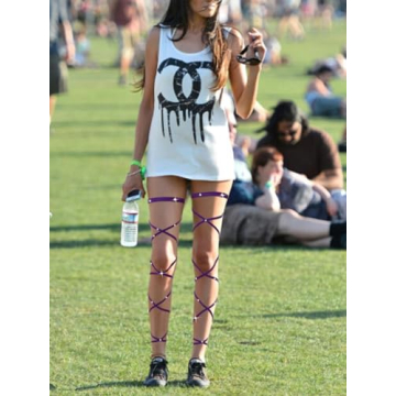 Yokawe Sparkly Leg Wraps for Women and Girls