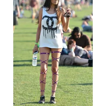 Yokawe Sparkly Leg Wraps for Women and Girls