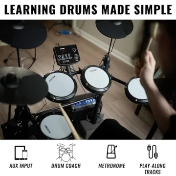 AODSK Electric Drum Set - Beginner's Ultimate Package