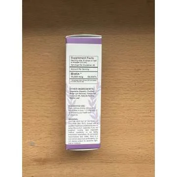 Benevolent Liquid Biotin 15000 mcg with Coconut Oil