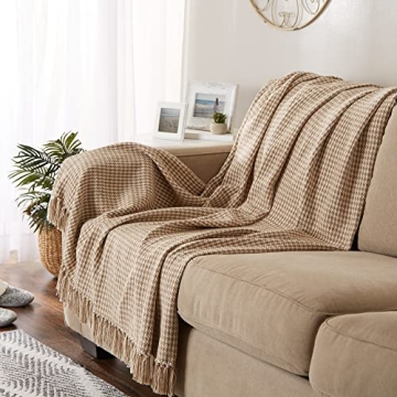 Chic DII California Casual Woven Throw Blanket, 50x60