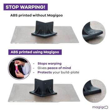 Magigoo - MO2016 All-in-One 3D Printer Adhesive Glue - ABS, PLA, PETG, HIPS, and TPU Flex Filament on Glass, Flex Plate, PEI, Buildtak, Kapton - 3D Printing Accessories, Supplies, and Materials (50mL)