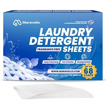 Laundry Detergent Sheets Eco Friendly: Maravello Clothes Detergent Sheet Travel Size - Earth Deterge...