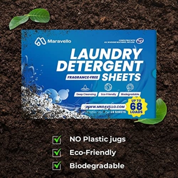 Eco-Friendly Laundry Detergent Sheets for All Skin Types