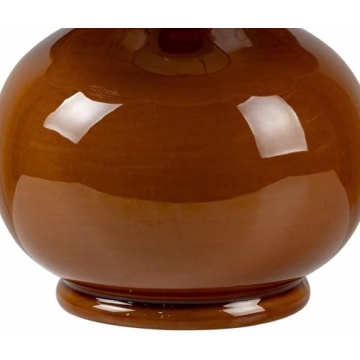 BoutiqueRugs Boho Ceramic & Jute Table Lamp - 13" H