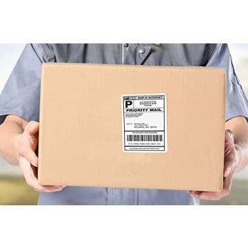 SJPACK Thermal Labels 4x6 Shipping Labels Eco-Friendly