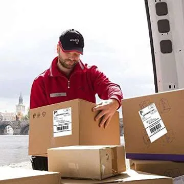 SJPACK Thermal Labels 4x6 Shipping Labels Eco-Friendly