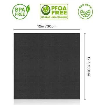 BRIKINTE Non-stick Air Fryer Liners for Easy Cleanup