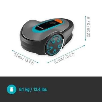 GARDENA SILENO Minimo Robotic Mower - Easy Bluetooth Control