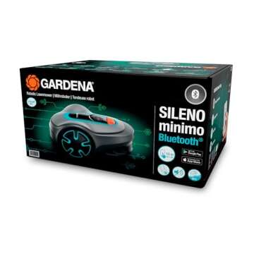 GARDENA SILENO Minimo Robotic Mower - Easy Bluetooth Control