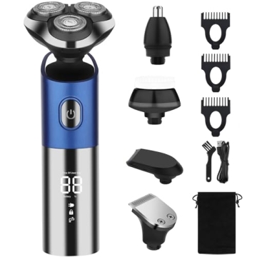 HIENA PRO Electric Shaver: Cordless, Waterproof, & Versatile Grooming Tool