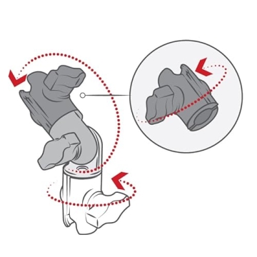 RAM Mounts Double Socket Swivel Arm for iPhone and More