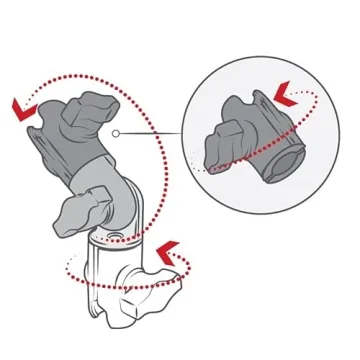 RAM Mounts Double Socket Swivel Arm for iPhone and More