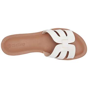 Shop The Drop Women's Monika Flat H-Band Slide Sandal