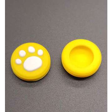 2 x Silicone Analog Controller Thumb Stick Joystick Grips Cap for Nintendo Switch NS & Switch Lite C...