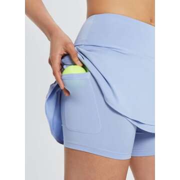 BALEAF Women's Versatile Tennis Golf Skirts with Pockets