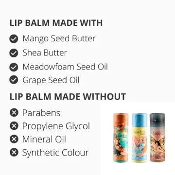 Barefoot Venus Lip Balm Set of 3