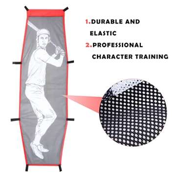 Versatile Baseball Pitching Target Set for All Ages
