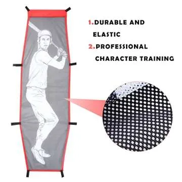 Versatile Baseball Pitching Target Set for All Ages