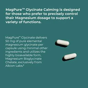 Jigsaw Health MagPure Glycinate Magnesium Capsules 120ct