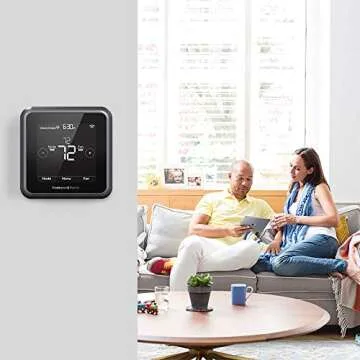 Honeywell T5 Plus Smart Thermostat with Geofencing Technology - Black