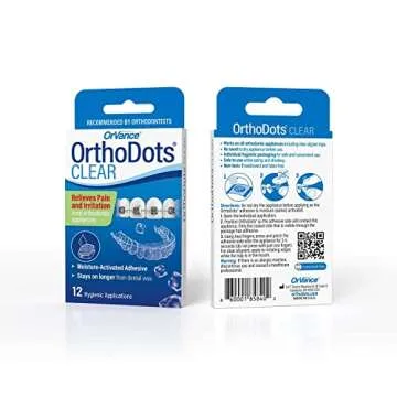 OrthoDots Clear: Moisture Activated Braces Relief Solution