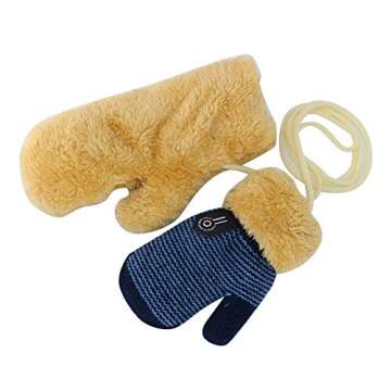 Stylish ORVINNER Baby Winter Mittens for Toddlers