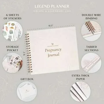 Legend Pregnancy Journal & Memory Book for Moms