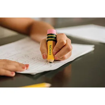 TICONDEROGA Pencil Shaped Erasers, 3-Pack for All Ages