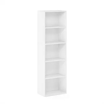 Furinno Luder 5-Tier Bookcase for Stylish Storage Solutions