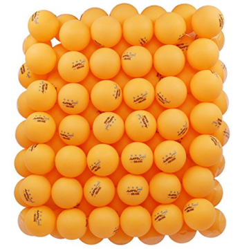 MAPOL 100 Counts 3-Star Orange Practice Ping Pong Balls for Ultimate Play Experience