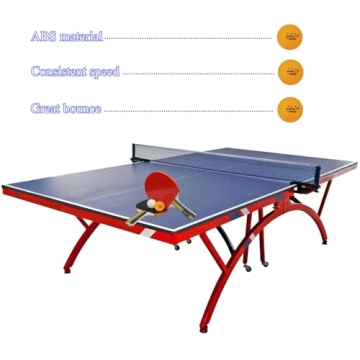 MAPOL 100 Counts 3-Star Orange Ping Pong Balls for Practice