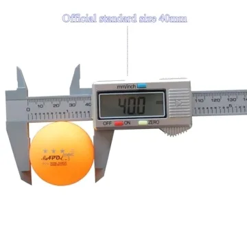 MAPOL 100 Counts 3-Star Orange Ping Pong Balls for Practice