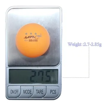 MAPOL 100 Counts 3-Star Orange Ping Pong Balls for Practice