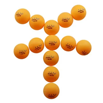 MAPOL 100 Counts 3-Star Orange Ping Pong Balls for Practice