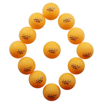 MAPOL 100 Counts 3-Star Orange Ping Pong Balls for Practice