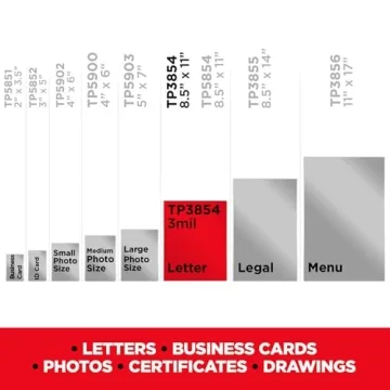 Scotch Thermal Laminating Pouches 100 Pack Ultra Clear Finish