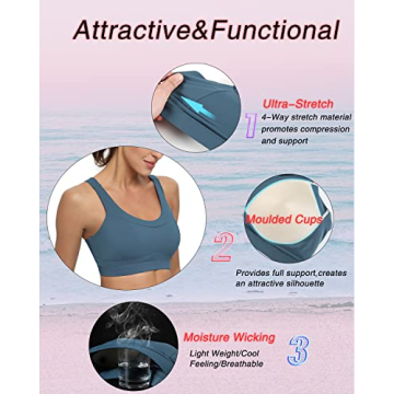 High Impact Sports Bras for Women - RUNNING GIRL Support & Style